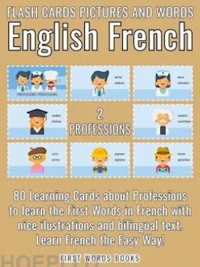 2 - Professions - Flash Cards Pictures and Words English French