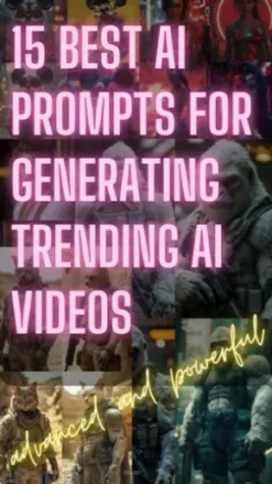 15 Best AI Prompts For Generating Trending AI Videos