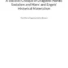 A Socialist Critique of Dragsted: Nordic Socialism and Marx' and Engels' Historical Materialism
