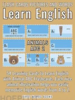 Animals ABC 2 - Flash Cards Pictures and Words Learn English