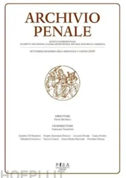 Archivio Penale 3/2022