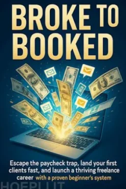 Broke to Booked: Escape the paycheck trap, land your first clients fast, and launch a thriving freelance career with a proven beginner’s system