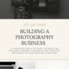 Building a photography business