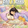 Cat Girl: Coloring Book for Adults and Teens Featuring Super Cute Cats with Easy and Simple Designs for Relaxation