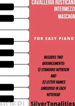 Cavalleria Rusticana Easy Piano Sheet Music Combo