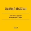 Clausole negoziali - Volume III