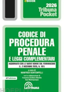 Codice di procedura penale e leggi complementari