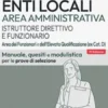 Concorsi Enti Locali Area Amministrativa Istruttore direttivo e Funzionario - Aree dei Funzionari e dell'Elevata Qualificazione (ex cat. D)