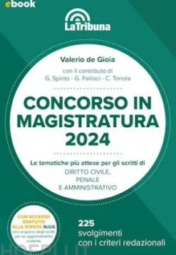 Concorso in magistratura 2024