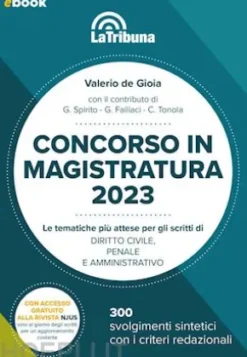 Concorso in magistratura 2023