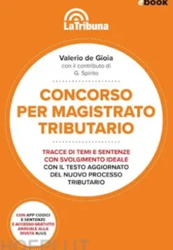 Concorso per magistrato tributario