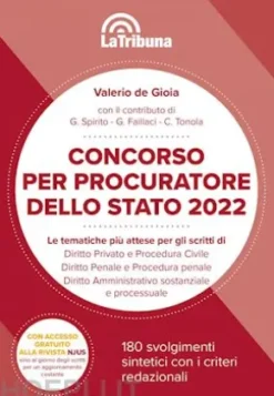 Concorso per Procuratore dello Stato 2022