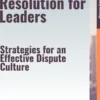 Conflict Resolution for Leaders – Strategies for an Effective Dispute Culture