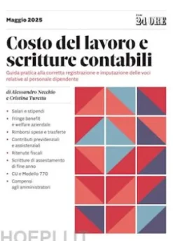 COSTO DEL LAVORO E SCRITTURE CONTABILI