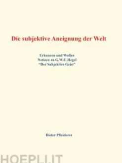 Die subjektive Aneignung der Welt