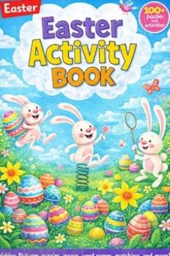 Easter Activity Book for Kids, Fun Puzzles, Games & Coloring Fun