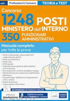 [EBOOK] Concorso 350 Funzionari amministrativi Ministero dell'Interno