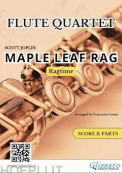 Flute Quartet / Ensemble "Maple Leaf Rag" score & parts