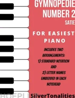 Gymnopedie Number 2 Easiest Piano Sheet Music Combo