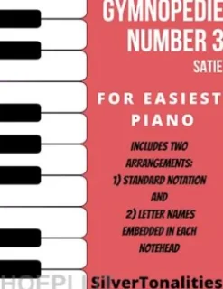 Gymnopedie Number 3 Easiest Piano Sheet Music Combo