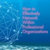 How to Effectively Network Within Professional Organizations
