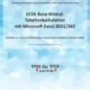 ICDL Tabellenkalkulation mit Microsoft Excel 2021/365 (Syllabus 6.0)
