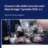 Il nuovo volto della Corte dei conti dopo la legge 7 gennaio 2026, n. 1