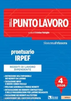 Il Punto Lavoro 4/2026 - Prontuario IRPEF
