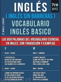 Inglés (Inglés Sin Barreras) Vocabulario Inglés Basico - 8 - VWXYZ