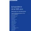 Jurisprudence de la CJUE 2021