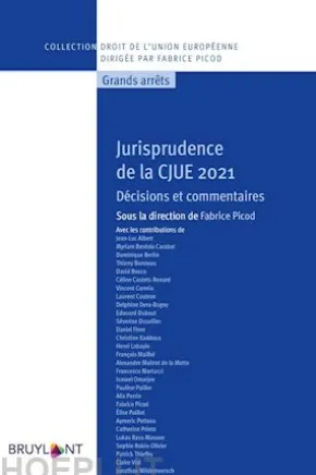 Jurisprudence de la CJUE 2021
