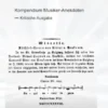 Kompendium Musiker-Anekdoten Dritter Band 1835-1842
