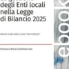 La gestione degli enti locali nella legge di bilancio 2025