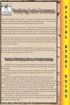 Latin Grammar ( Blokehead Easy Study Guide)