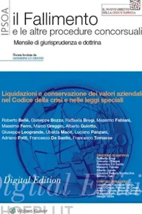 Liquidazioni e conservazione dei valori aziendali nel Codice della crisi e nelle leggi speciali