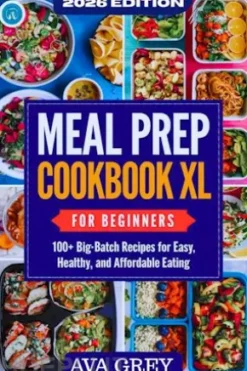 Meal Prep Cookbook XL for Beginners: 100+ Big-Batch Recipes for Easy, Healthy, and Affordable Eating