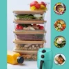 Meal Prep Kochbuch mit 700 zeitsparenden Rezepten für gesunde Mahlzeiten – Inklusive Airfryer-Genuss, Low-Carb-Ideen & Familienküche (Gesund vorkochen vom Frühstück bis zum Dessert)