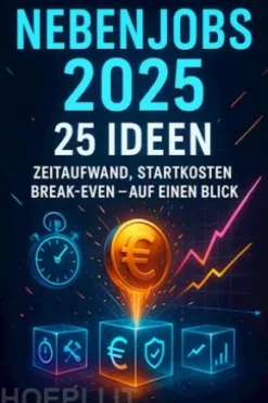Nebenjobs 2025: 25 Ideen — Zeitaufwand, Startkosten, Break-even—auf einen Blick.