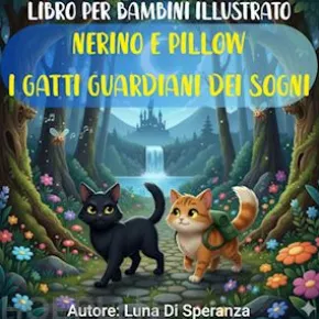 Nerino e Pillow i gatti guardiani dei sogni