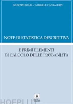 Note di statistica descrittiva e primi elementi di calcolo delle probabilità