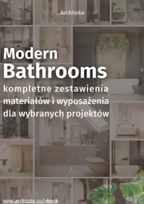Nowoczesna, lazienka - przydatne rozwiazania. Katalog z zestawieniami materialów i wyposazenia