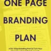 One Page Branding Plan