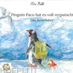 Pinguin Paco hat es voll verpatscht
