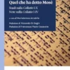 Quel che ha detto Mosè - e-book