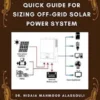 Quick Guide for Sizing Off-Grid Solar Power System