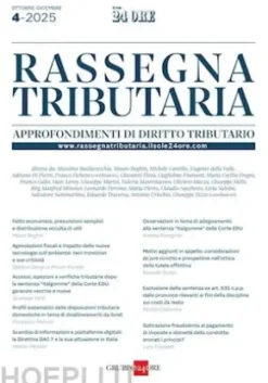 RASSEGNA TRIBUTARIA 4/2025