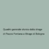 Ricerche dalla strage di Piazza di Fontana alla Strage