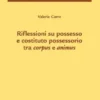 Riflessioni su possesso e costituto possessorio tra corpus e animus - e-Book