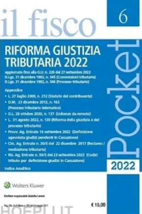 Riforma giustizia tributaria 2022 - Pocket il fisco