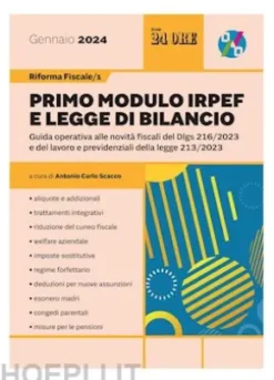 Riforma fiscale 1 - Primo modulo IRPEF e legge di bilancio 2024